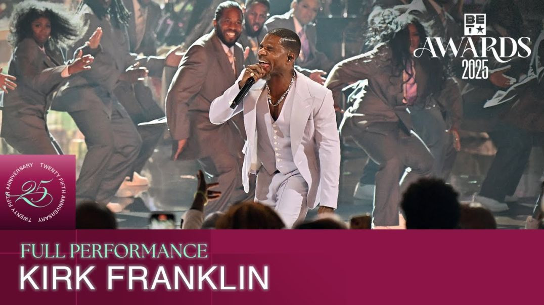 ⁣⁣?? Kirk Franklin Closes the BET Awards With a Praise-Filled Medley ??